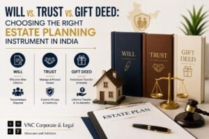 Will vs. Trust vs. Gift Deed: Choosing the Right Estate Planning Instrument in India