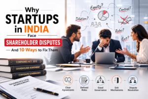 Why Startups in India Face Shareholder Disputes — And 10 Ways to Fix Them