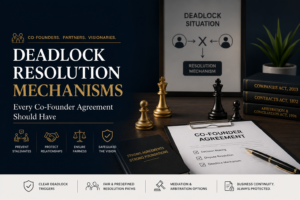 Deadlock Resolution Mechanisms Every Co-Founder Agreement Should Have